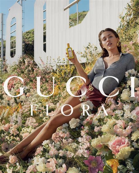 gucci flora girl|miley cyrus Gucci shoot.